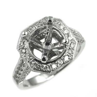 NJ Design Diamond Engagement Ring