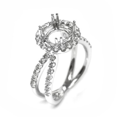 NJ Design Diamond Engagement Ring