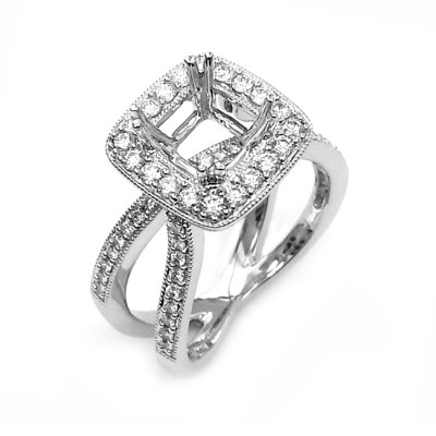 NJ Design Diamond Engagement Ring
