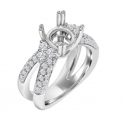 NJ Design Diamond Engagement Ring