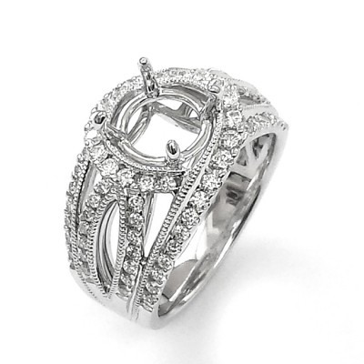 NJ Design Diamond Engagement Ring