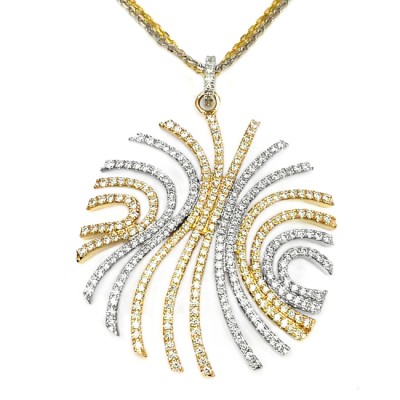 NJ Design Diamond Necklace 