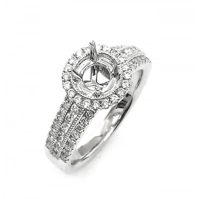 NJ Design Diamond Engagement Ring