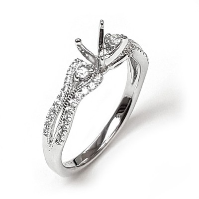 NJ Design Diamond Engagement Ring