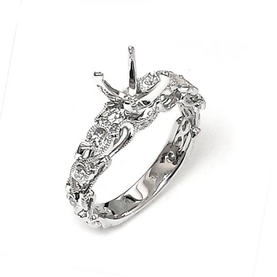 NJ Design Diamond Engagement Ring