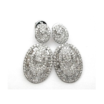 NJ Design Diamond Earrings