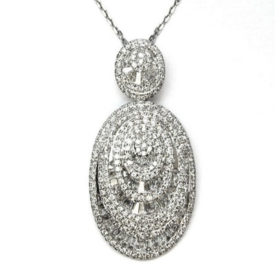 NJ Design Diamond Necklace