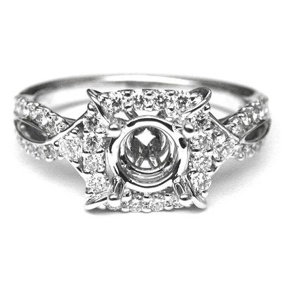 NJ Design Diamond Engagement Ring