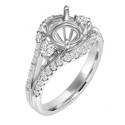 NJ Design Diamond Engagement Ring