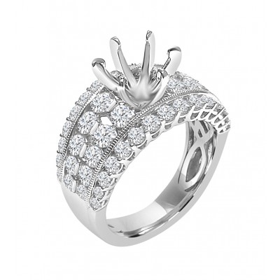 NJ Design Diamond Engagement Ring