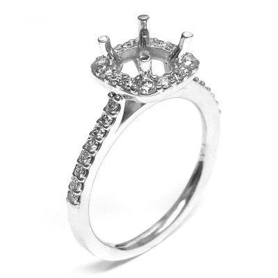 NJ Design Diamond Engagement Ring