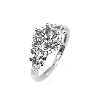 NJ Design Diamond Engagement Ring