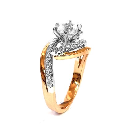 NJ Design Diamond Engagement Ring 