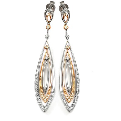 NJ Design Diamond Earrings