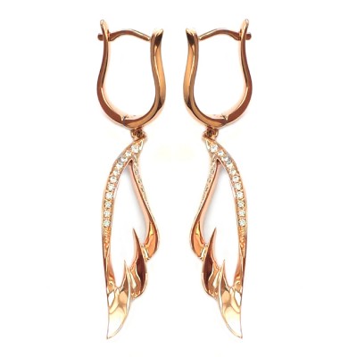 NG Design Ladies Diamond Earrings