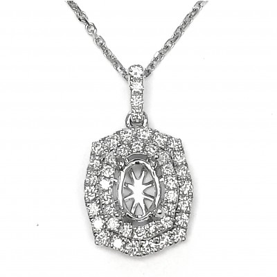 NJ Design Diamond Necklace 