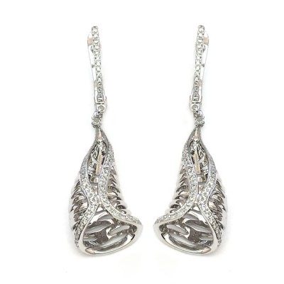 NJ Design Diamond Earrings