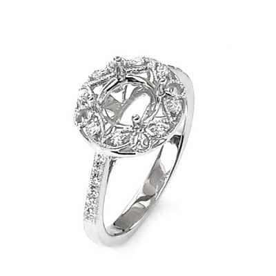 NJ Design Diamond Engagement Ring