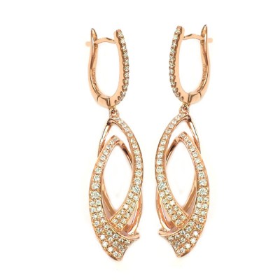 NJ Design Diamond Earrings
