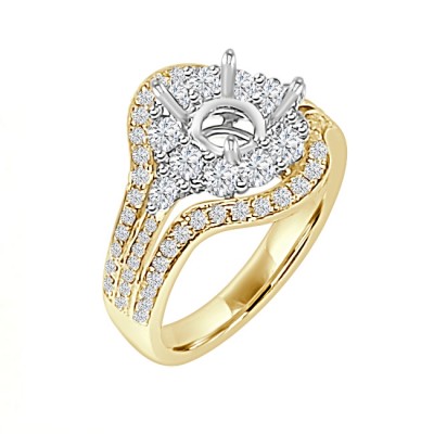 NJ Design Diamond Engagement Ring