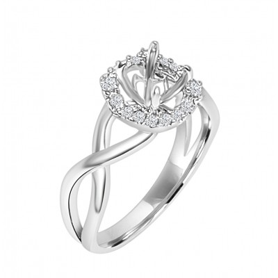 NJ Design Diamond Engagement Ring