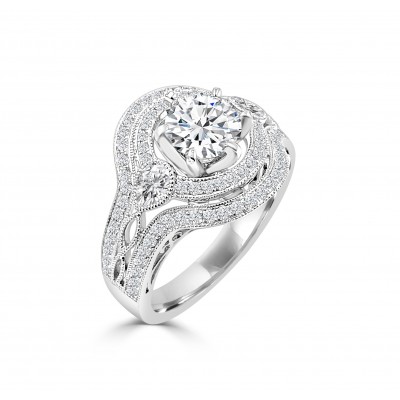 NJ Design Diamond Engagement Ring