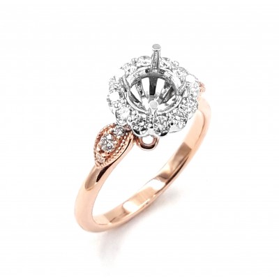 NJ Design Diamond Engagement Ring